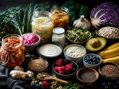 Gut health foods for digestion and microbiome health