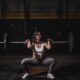 Woman on treadmill cardio versus strength training weights