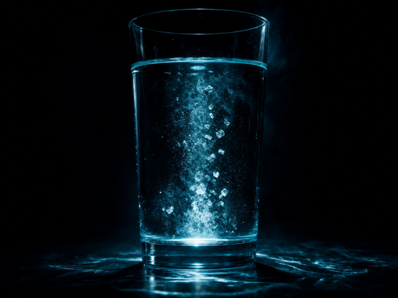 Can I drink electrolyte water every day - dark cinematic hydration editorial