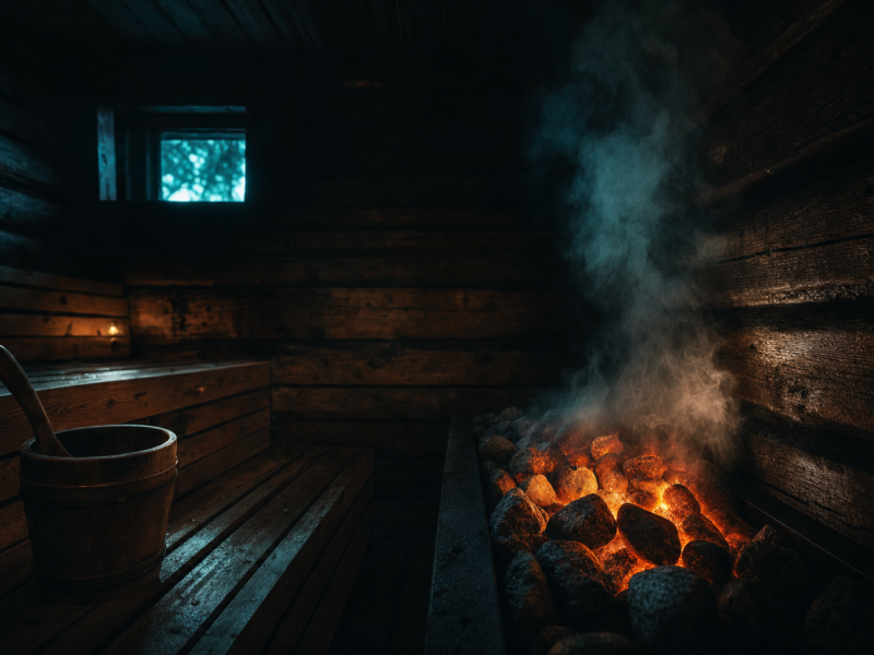 Can you use sauna every day - dark cinematic Finnish sauna editorial
