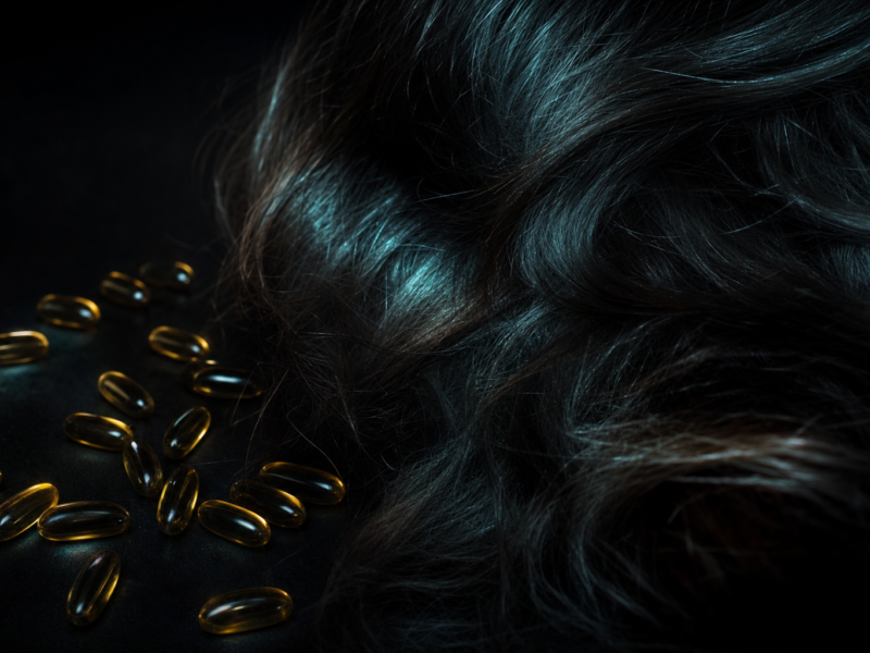 Do prenatal vitamins help hair growth - dark cinematic hair growth editorial