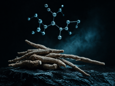Does ashwagandha increase estrogen - dark cinematic hormone botanical editorial