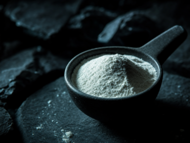 Does collagen help with weight loss - dark cinematic collagen powder editorial