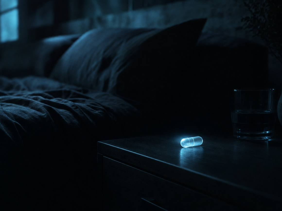 Does magnesium help you sleep - dark moody sleep and supplements editorial