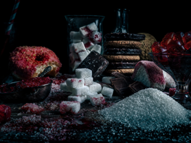 How to detox from sugar - dark moody sugar editorial