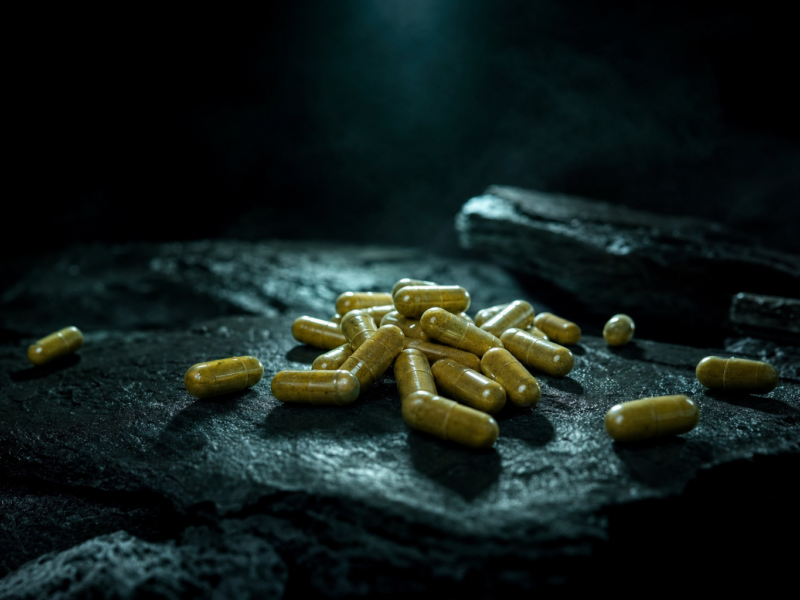 How to use berberine for weight loss - dark cinematic editorial