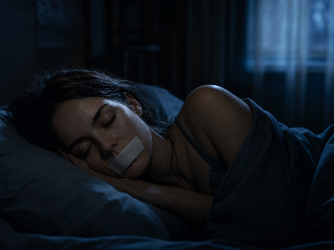 Mouth taping for sleep - nasal breathing and sleep quality