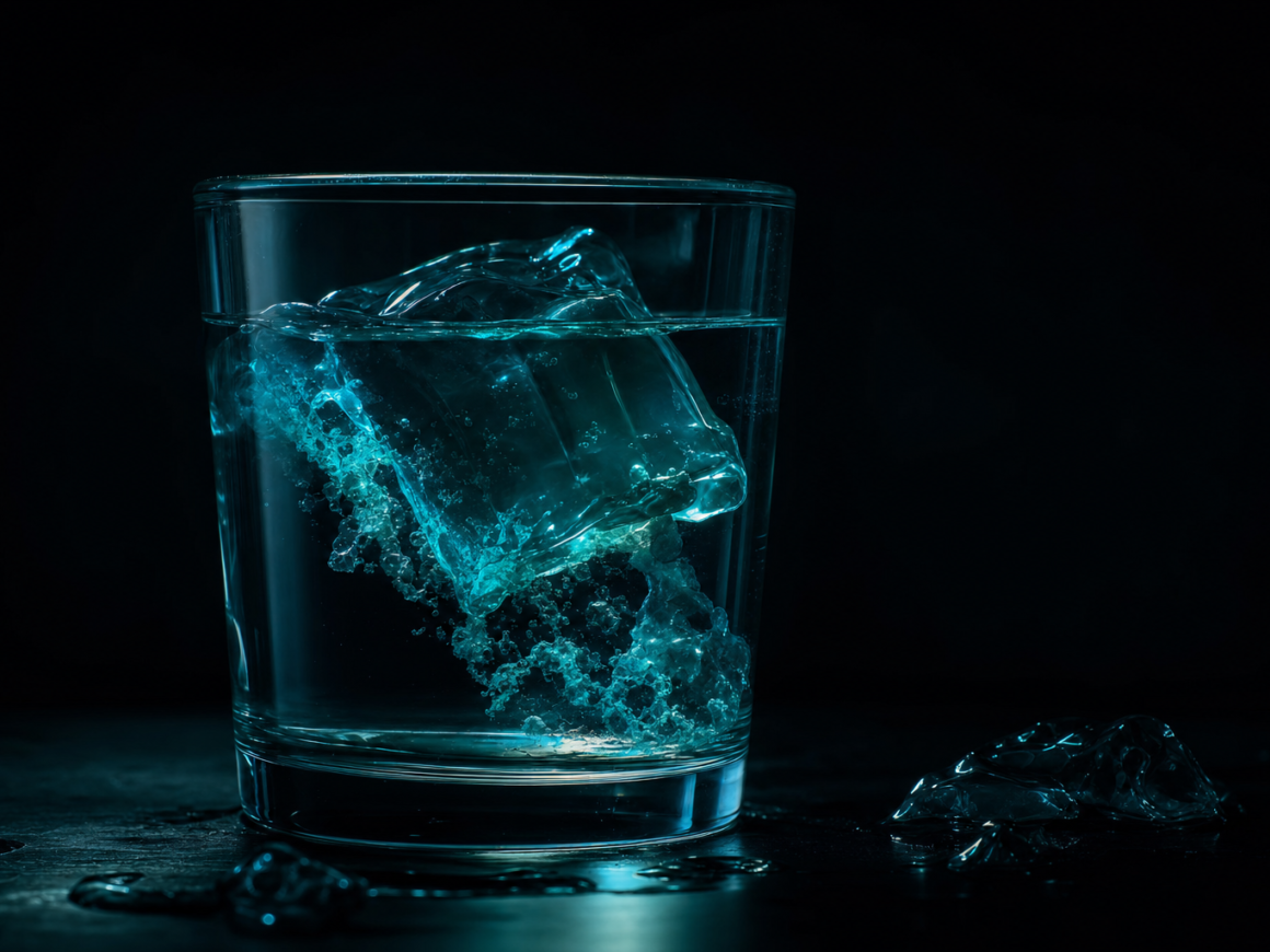 Gelatin trick for weight loss - dark cinematic gelatin editorial