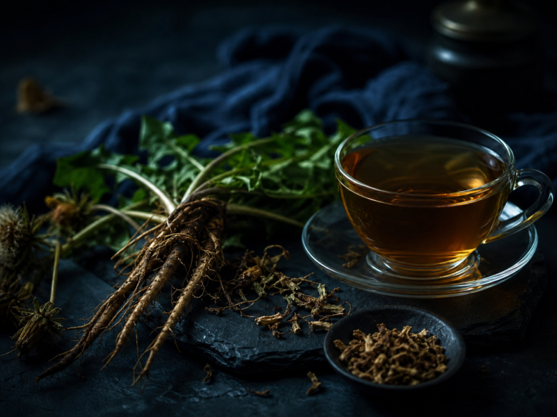 Dandelion root benefits - dandelion root tea and plant