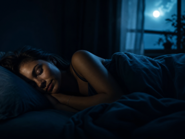 How to fall asleep faster - sleep techniques concept