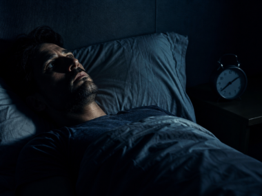 Insomnia vs poor sleep - sleep disorder concept