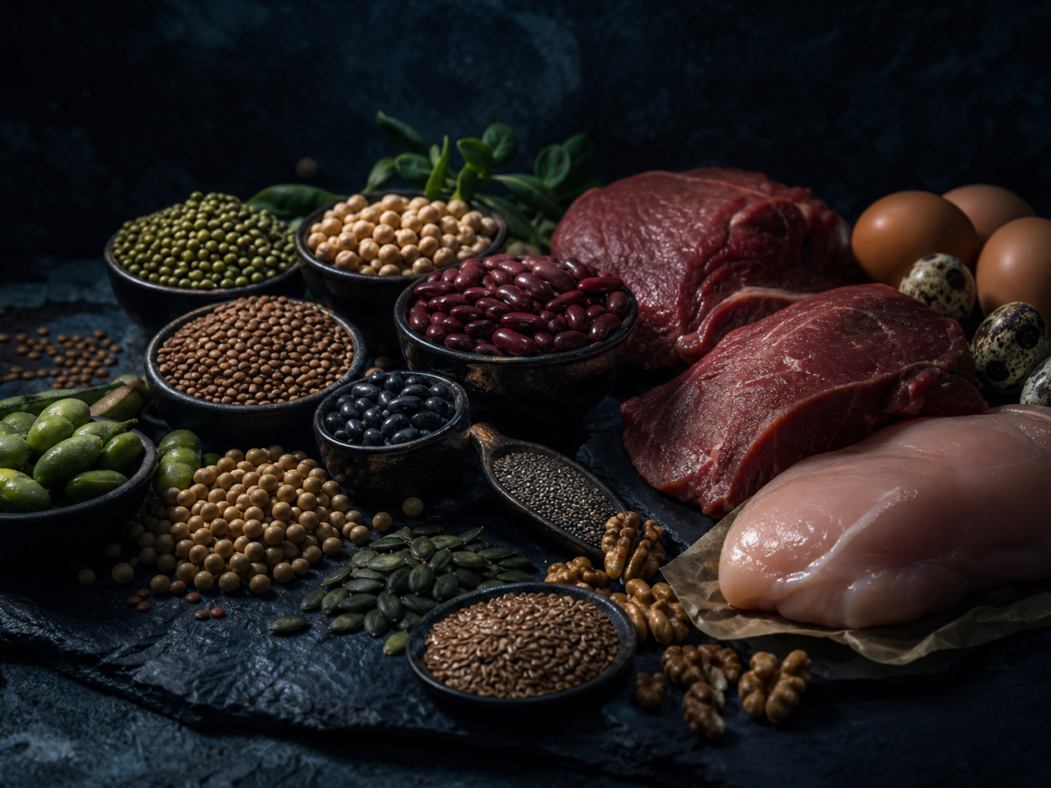 Plant based protein vs animal protein comparison