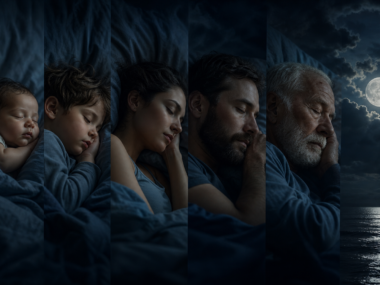 Sleep needs across different ages - children adults elderly sleep