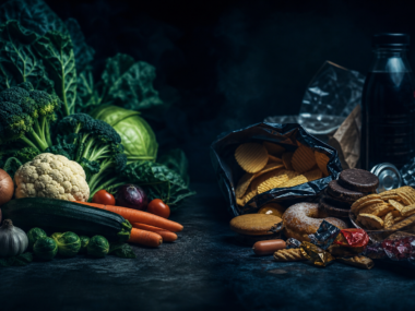 Ultra processed foods vs whole foods diet comparison
