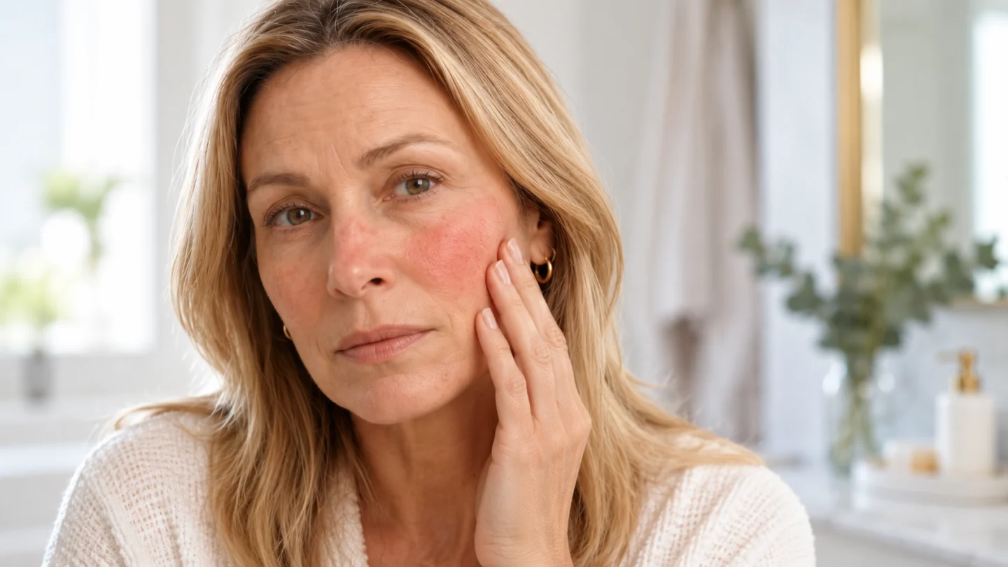 Why Does Facial Redness Suddenly Flare Up? | Mature Skin Tips